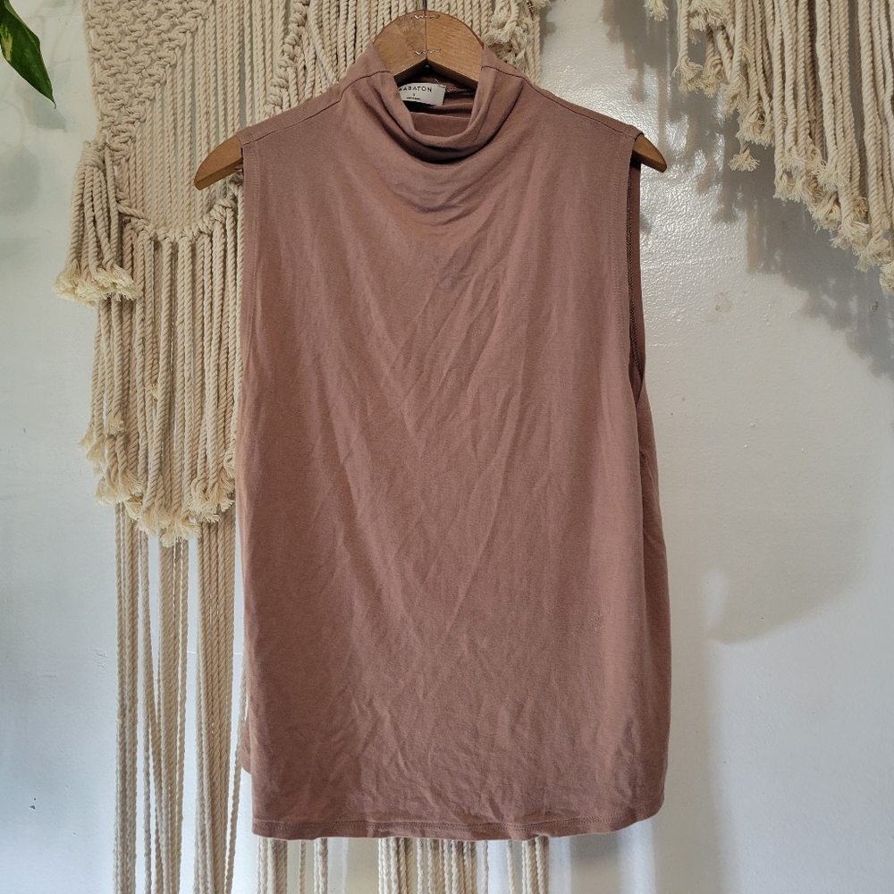 Babaton / Aritzia Mock Neck Sleeveless Tank Top - Size Small